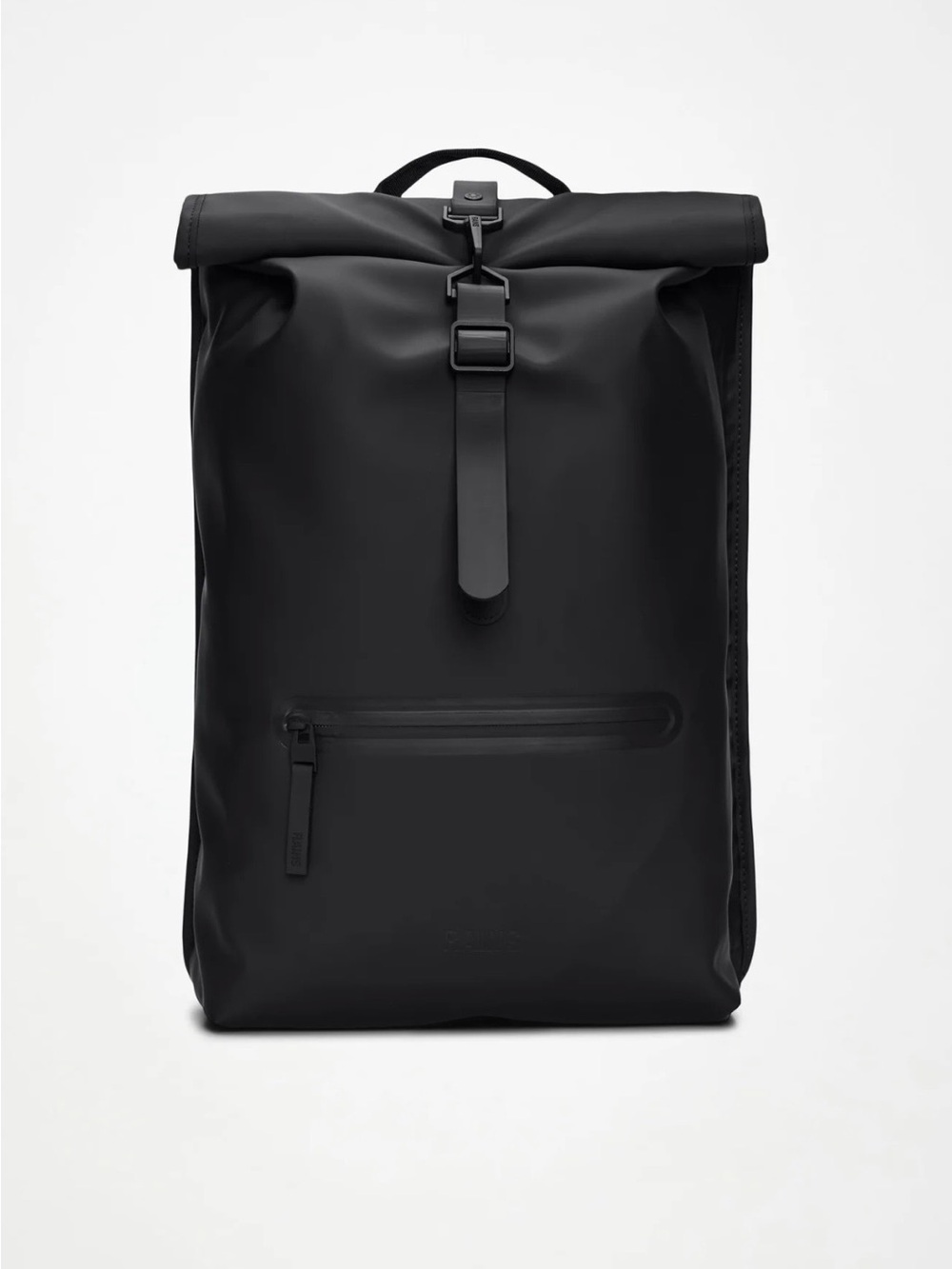 NWT RAINS Rolltop Rucksack Black